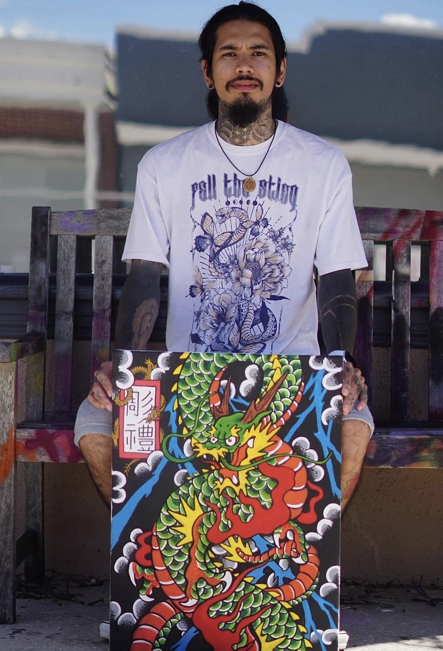 Portrait of Ryuu Nakamura, Partner, On Skin at Folklore House